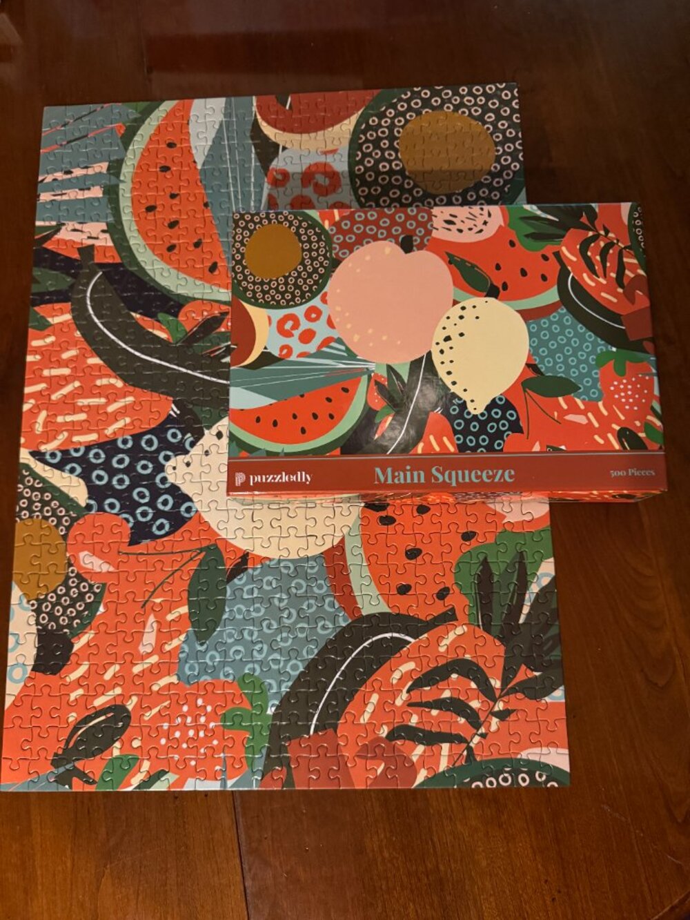 Puzzledly Main Squeeze 500 Piece Puzzle - 19 x 14 inches - Picture 4 of 5